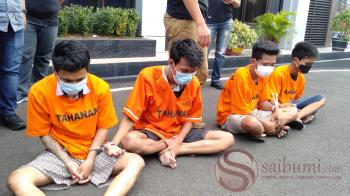 Modus Abis Bensin, Empat Pelaku di Amankan Polresta Bandar Lampung